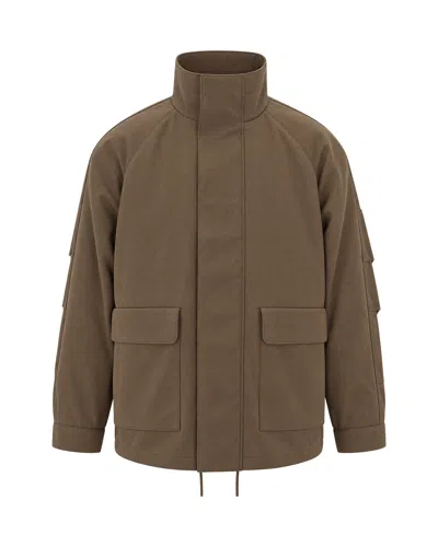 Sunflower Field Jacket Khaki In Yellow
