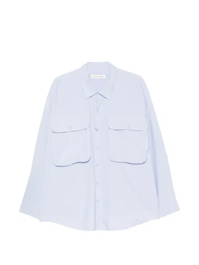 Sunflower Flap-pocket Shirt In Blue