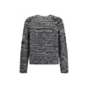 Sunflower Frederik Contrast Sweater In Gray