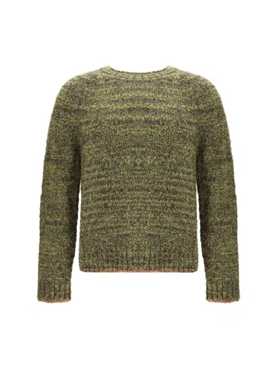 Sunflower Frederik Contrast Sweater In Green