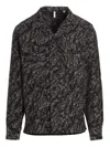 Sunflower Blackjacquard Pattern Overshirt