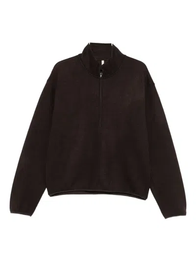 Sunflower Half-zip Sweatshirt In Brown