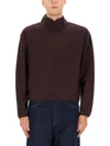 Sunflower Half Zipper Sweatshirt In Brown