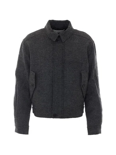 Sunflower Harington Herringbone Wool Jacket In Multi