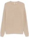 Sunflower Yak And Wool Blend Sweater In Neutrals