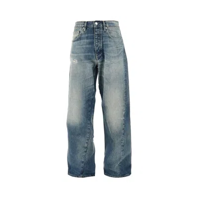 Sunflower Ide Fit Jeans With Twisted Seams In Blue