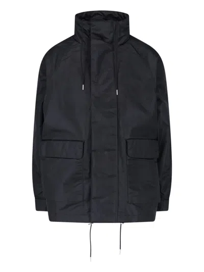 Sunflower Insulated Parka Jacket In Black
