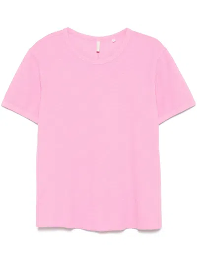 Sunflower Jagger Waffle T-shirt In Pink