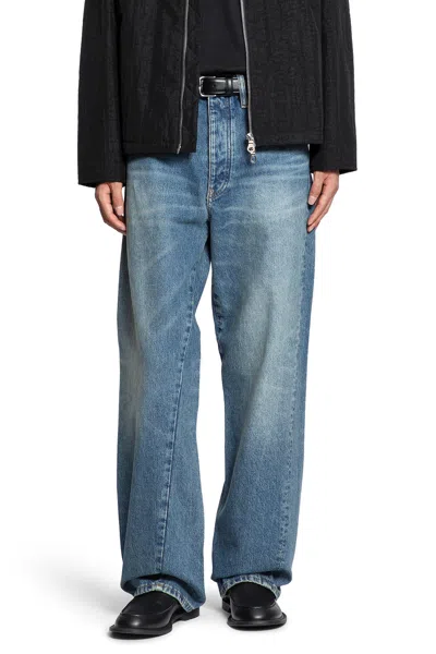 Sunflower Jeans A Gamba Larga In Blue
