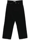 Sunflower Wide Leg Black Jeans With Classic Five-pocket Design In Black