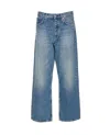 Sunflower Button-fly Patch-pocket Jeans In Blue