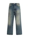 Sunflower Button-fly Five-pocket Jeans In Blue