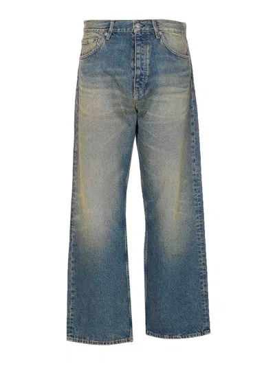 Sunflower Dirty Blue Loose Jeans Buttons Closure