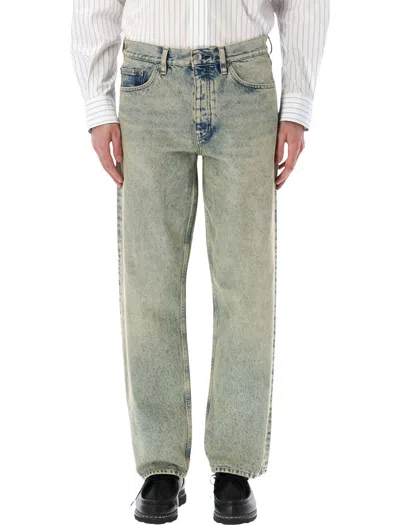 Sunflower 753 Loose Fit Organic Denim Jeans In Green