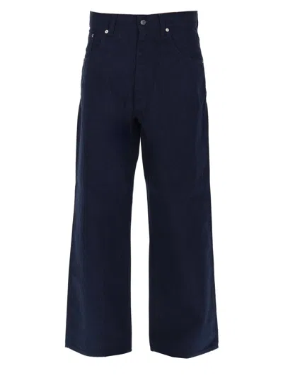 Sunflower Super Wide Cinch Jeans In Blue