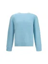 Sunflower Yak And Alpaca-blend Sweater In Blue