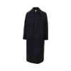 Sunflower L-blend Midi Coat In Blue