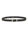 Sunflower Leather Belt In Black