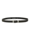 Sunflower Leather Belt In Black