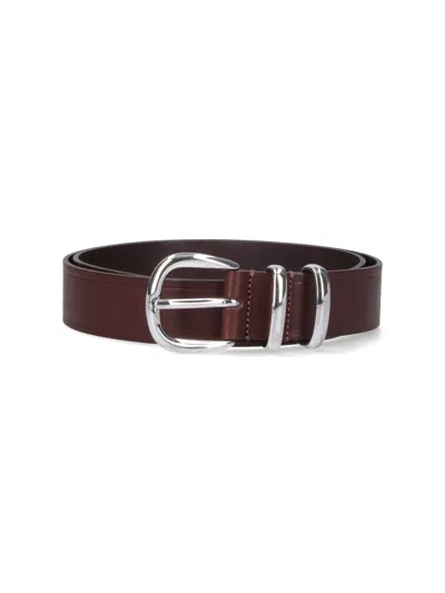 Sunflower Leather Belt For Men In Brown
