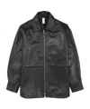 Sunflower Black Jacket With Classic Collar And Dropped Shoulders