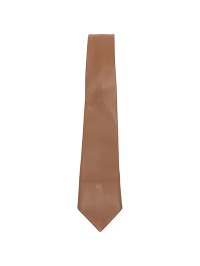 Sunflower Leather Tie In Brown