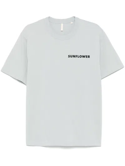 Sunflower Light Blue Cotton T-shirt