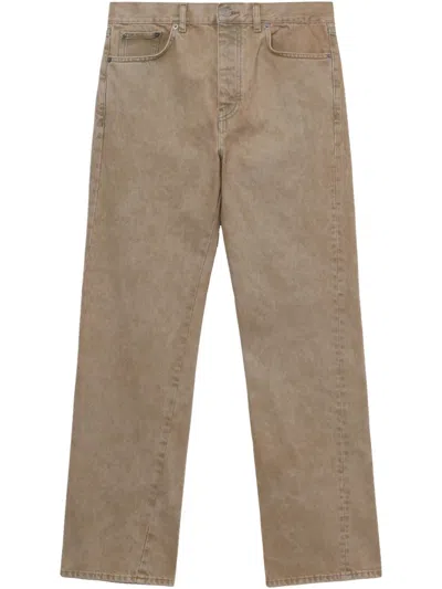 Sunflower Logo-patch Jeans In 中性色