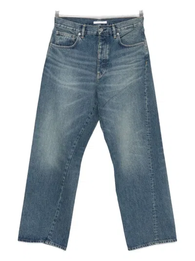 Sunflower Logo-patch Jeans In Blue