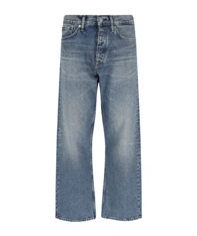 SUNFLOWER LOGO-PATCH JEANS