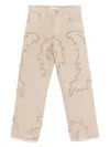 Sunflower Logo-patch Jeans In Neutrals