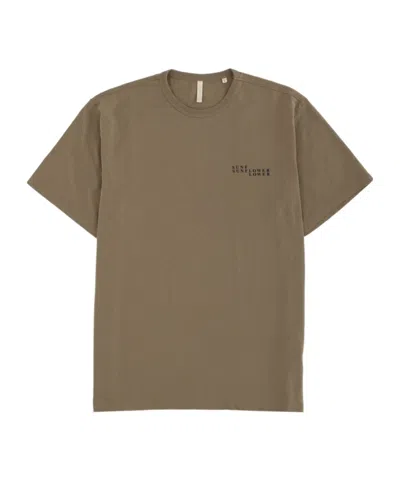 Sunflower Logo Printed Crewneck T-shirt In Brown
