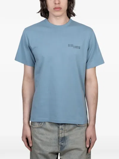 Sunflower Logo-detail T-shirt In Blue