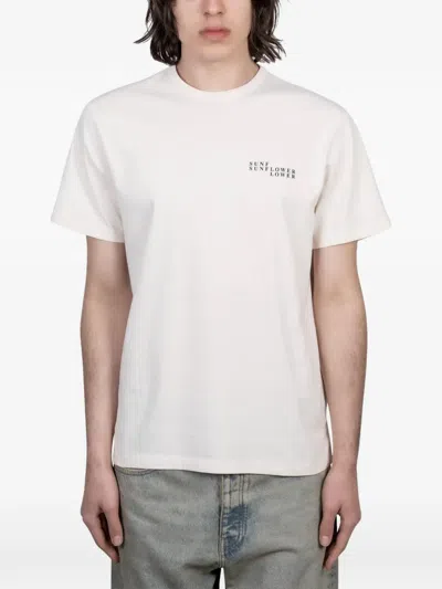 Sunflower Logo Printed Crewneck T-shirt In Neutral