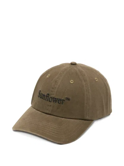 Sunflower Logo-embroidered Baseball Cap In Brown