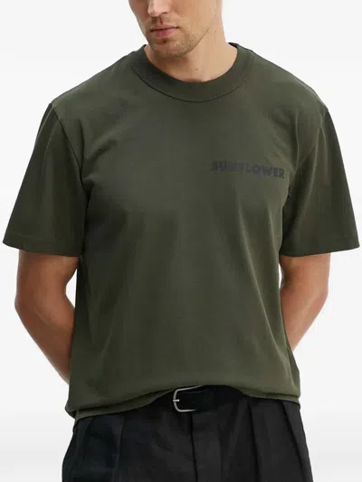 Sunflower Logo-print T-shirt In Green