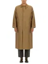 Sunflower Corduroy-collar Trench Coat In Brown