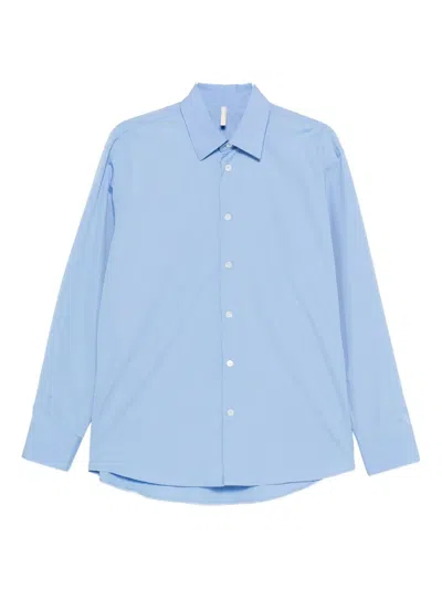 Sunflower Long-sleeve Shirt In Blue