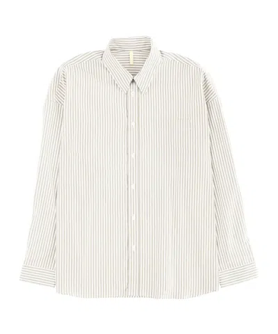 Sunflower Long Sleeve Shirt In White