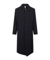 Sunflower Long-sleeved Coat In Black