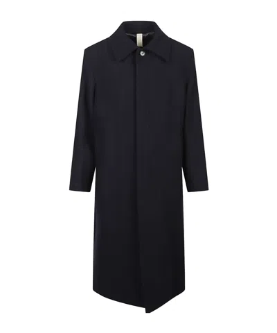 Sunflower Long-sleeved Coat In Black
