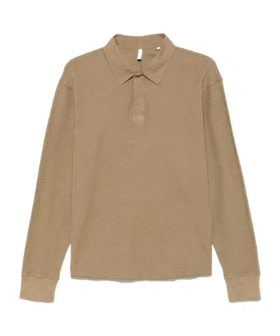 SUNFLOWER SUNFLOWER BUTTONED LONG-SLEEVED POLO SHIRT