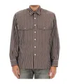 Sunflower Shirt "notes" In Brown