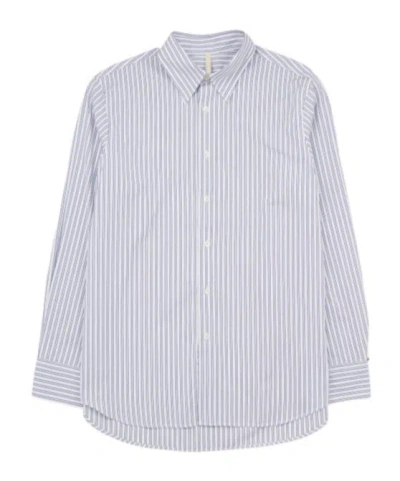 Sunflower Long-sleeved Shirt In White