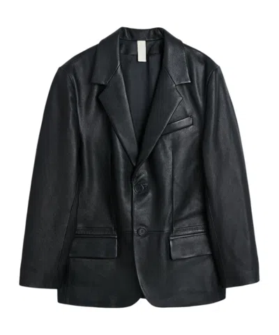 Sunflower Long-sleeved Suit Coat In Black