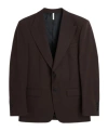Sunflower Long-sleeved Suit Coat In Black