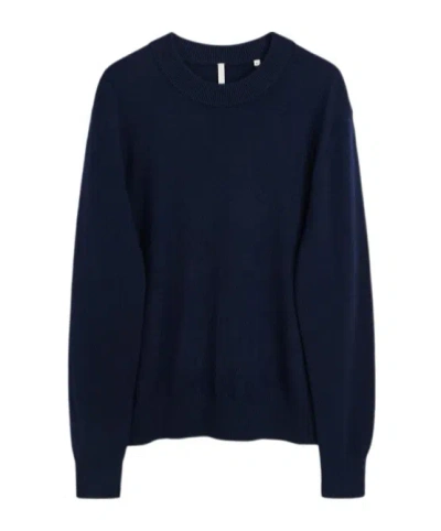 Sunflower Long-sleeved Sweater In Black