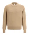 Sunflower Merino Wool Sweater In Nude