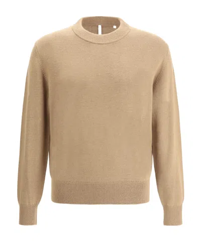 Sunflower Long-sleeved Sweater In Nude