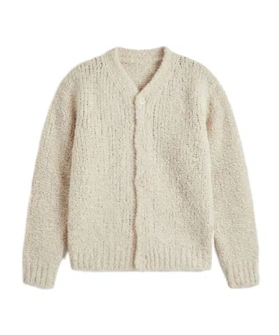 Sunflower Long-sleeve Cardigan In Ecru